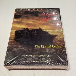 Max Haines 1986 An Evening of Murder party Game - The Eternal Cruise